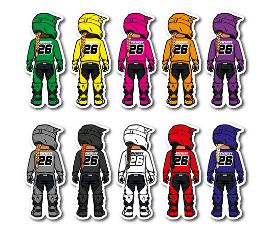 Mini cartoon dekal 10 pack