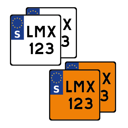 Mini regplåt 2 pack