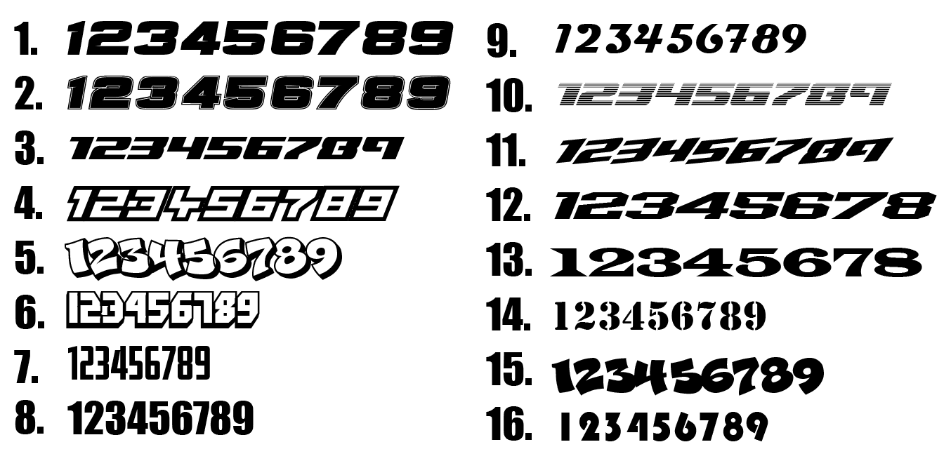Basic nummerplåt