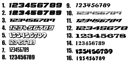 Basic nummerplåt